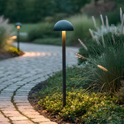 Baliza LED Exterior "Ocala" 60cm 12W 220VAC 3000ºK Negro — Vetonek