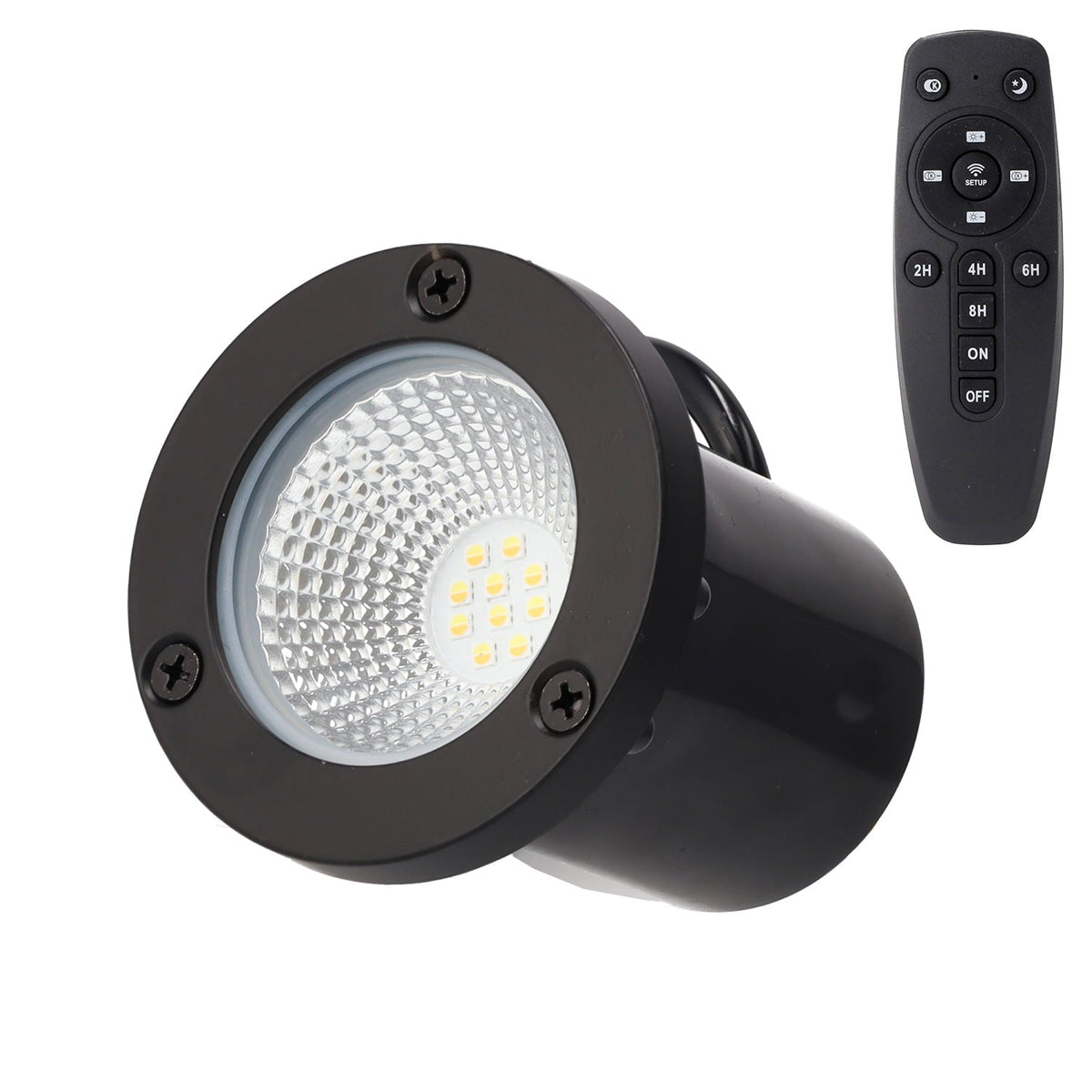 Foco LED de Jardín para Empotrar 5W IP65 CCT (Tonalidad Luz Regulable) Control Remoto — Vetonek