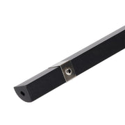 Perfíl Aluminio Negro para Tira LED Instalación Esquinas - Difusor Opal x 2M — Vetonek (4)