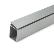 Perfíl Aluminio para Tira LED Estanterías Cristal Espesor 8mm - Alojamiento Transformador x 2M — Vetonek (3)