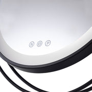 Espejo Iluminado Maquillaje LED 4200ºK 48x43cm Negro — Vetonek (2)