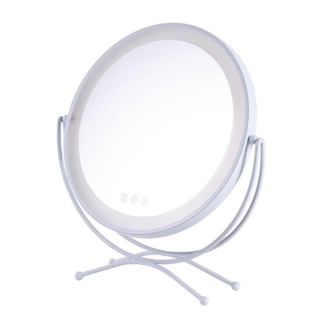 Espejo Iluminado Maquillaje LED 4200ºK 48x43cm Blanco — Vetonek