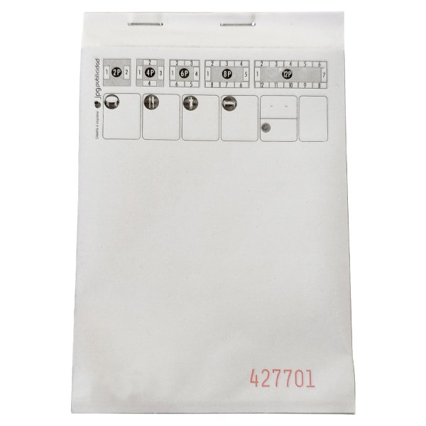 Bloc de notes pour commandes de serveurs - Pack de 10 unités Vetonek