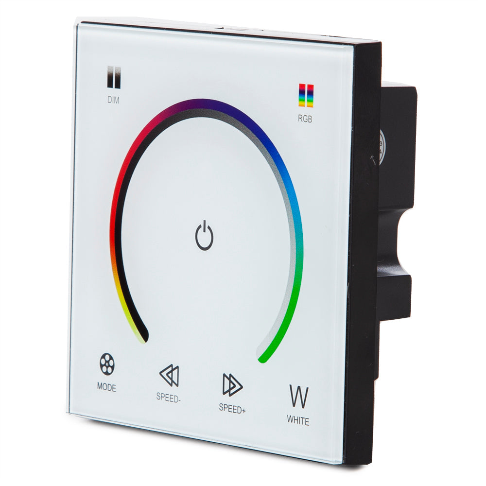 Controlador Empotrable Táctil Tira LED RGBw 12-24VDC ► 192/384W — Vetonek