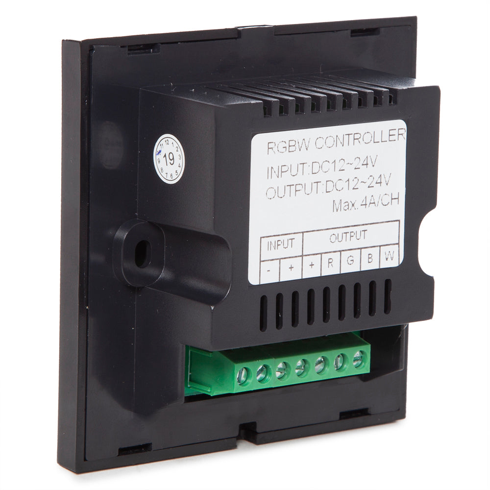 Controlador Empotrable Táctil Tira LED RGBw 12-24VDC ► 192/384W — Vetonek (3)
