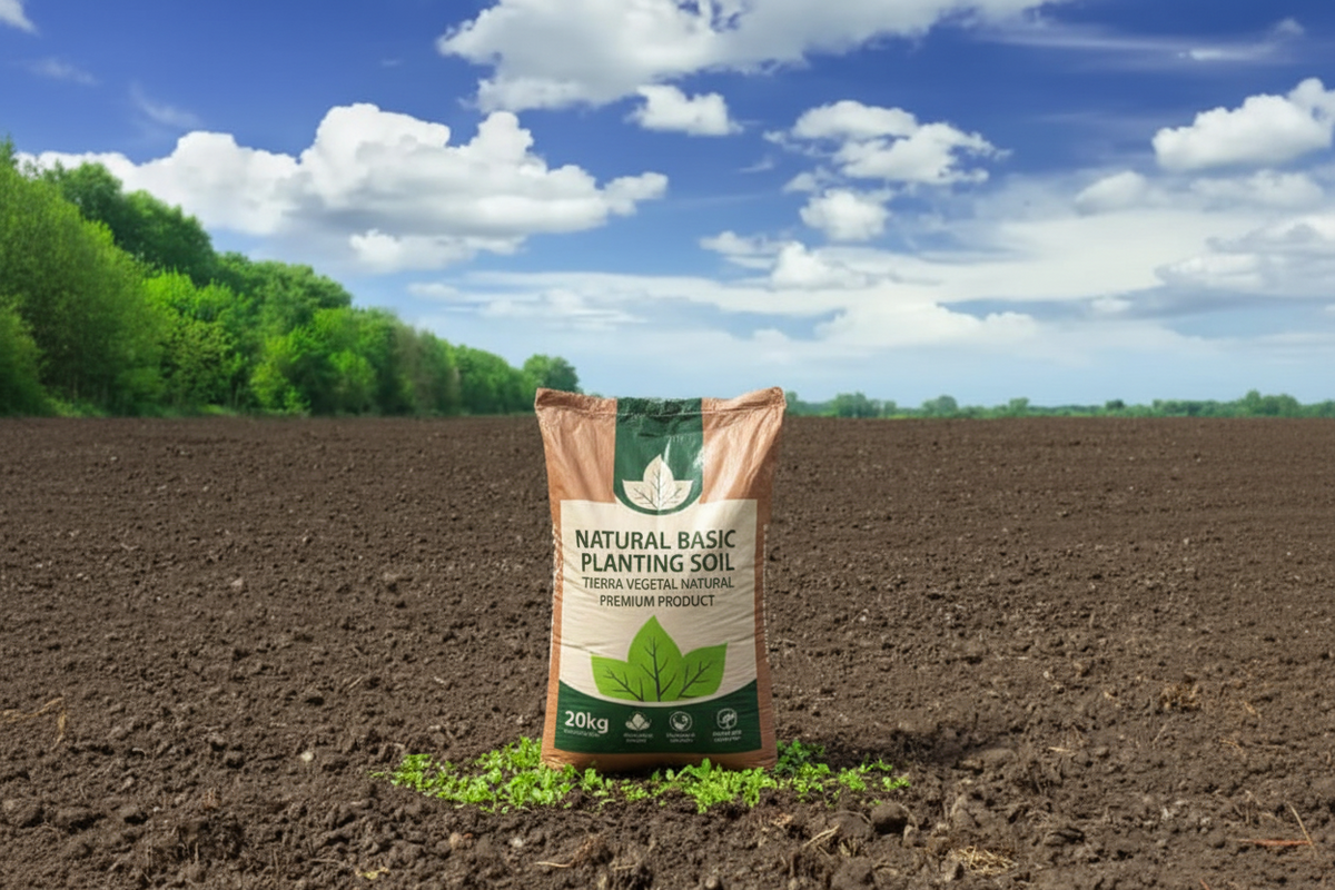 Saco de tierra natural valorizada para jardinería - Vetonek