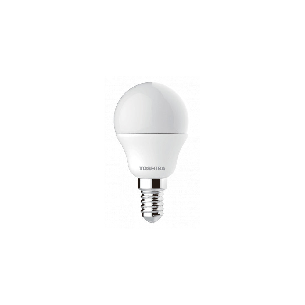 Bombilla LED TOSHIBA E14 G45 4.7W 470Lm Blanco Cálido — Vetonek