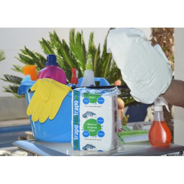 Chiffon en coton Ecotrapo pour nettoyage professionnel - 2 kg Vetonek