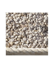 Triturado de mármol Blanco Macael y Marfil, árido decorativo de jardín - Vetonek