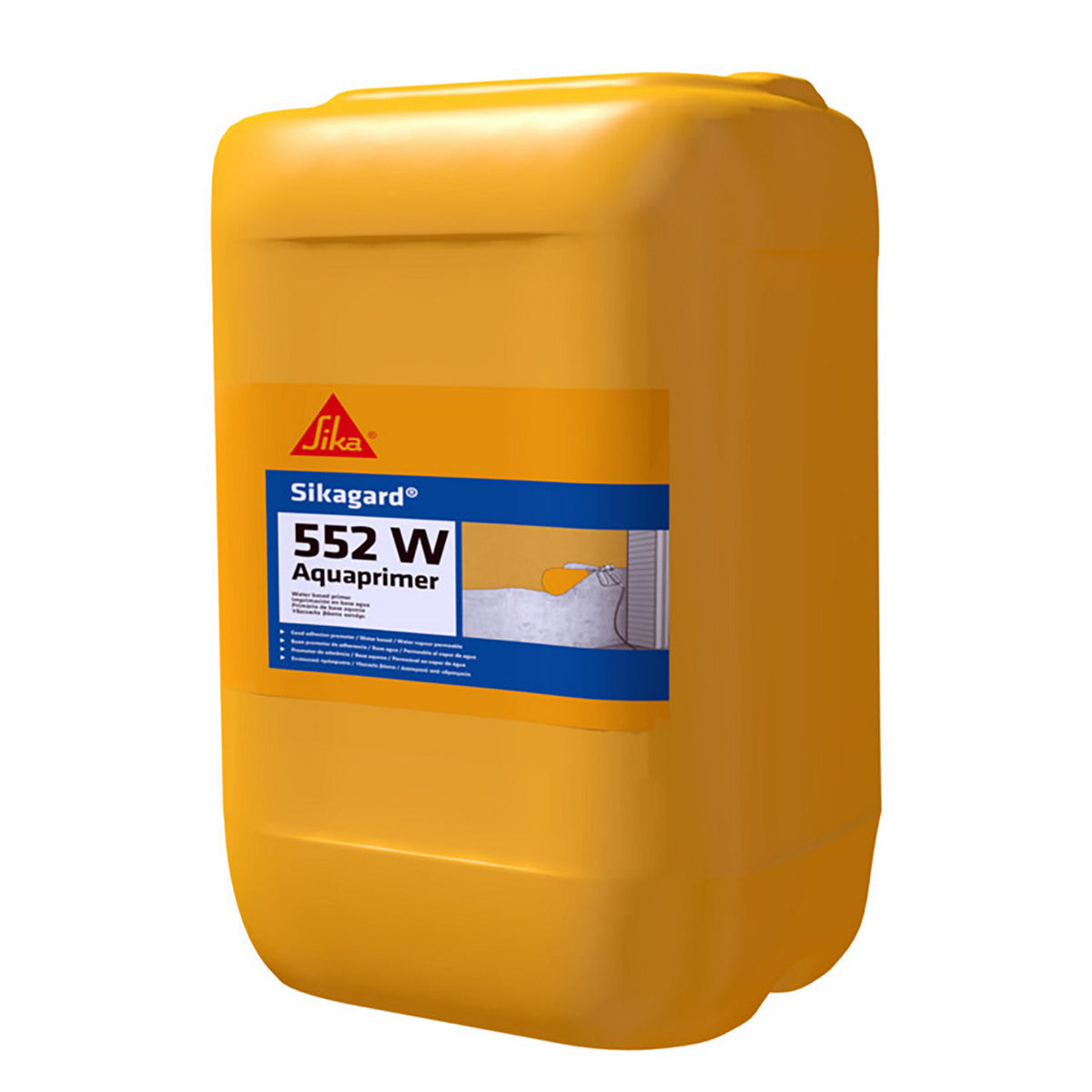 Garrafa de 5 l de Sikagard®-552 W Aquaprimer de Sika, imprimación acrílica en base agua para hormigón - Vetonek