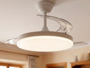 Ventilateur de plafond et lampe avec fonction Été-Hiver 48W - Vetonek