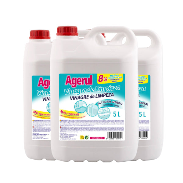 Vinagre de limpieza Agerul 5L - Caja de 3 uds Vetonek