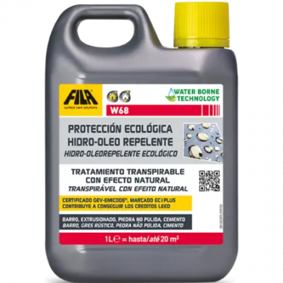 W68 - Protección Ecológica Hidro Oleorepelente – Antimanchas efecto natural, Fila, Protección – Protección ecológica hidro oleorepelente W68 El producto W68
