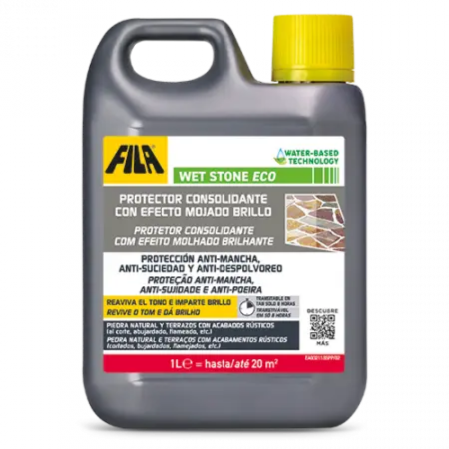 Wet Stone Eco - Protector Consolidante con Efecto Mojado – 250619, 250620, Antimanchas efecto tonalizante – Wet Stone Eco: Protector consolidante con efecto mojado bril