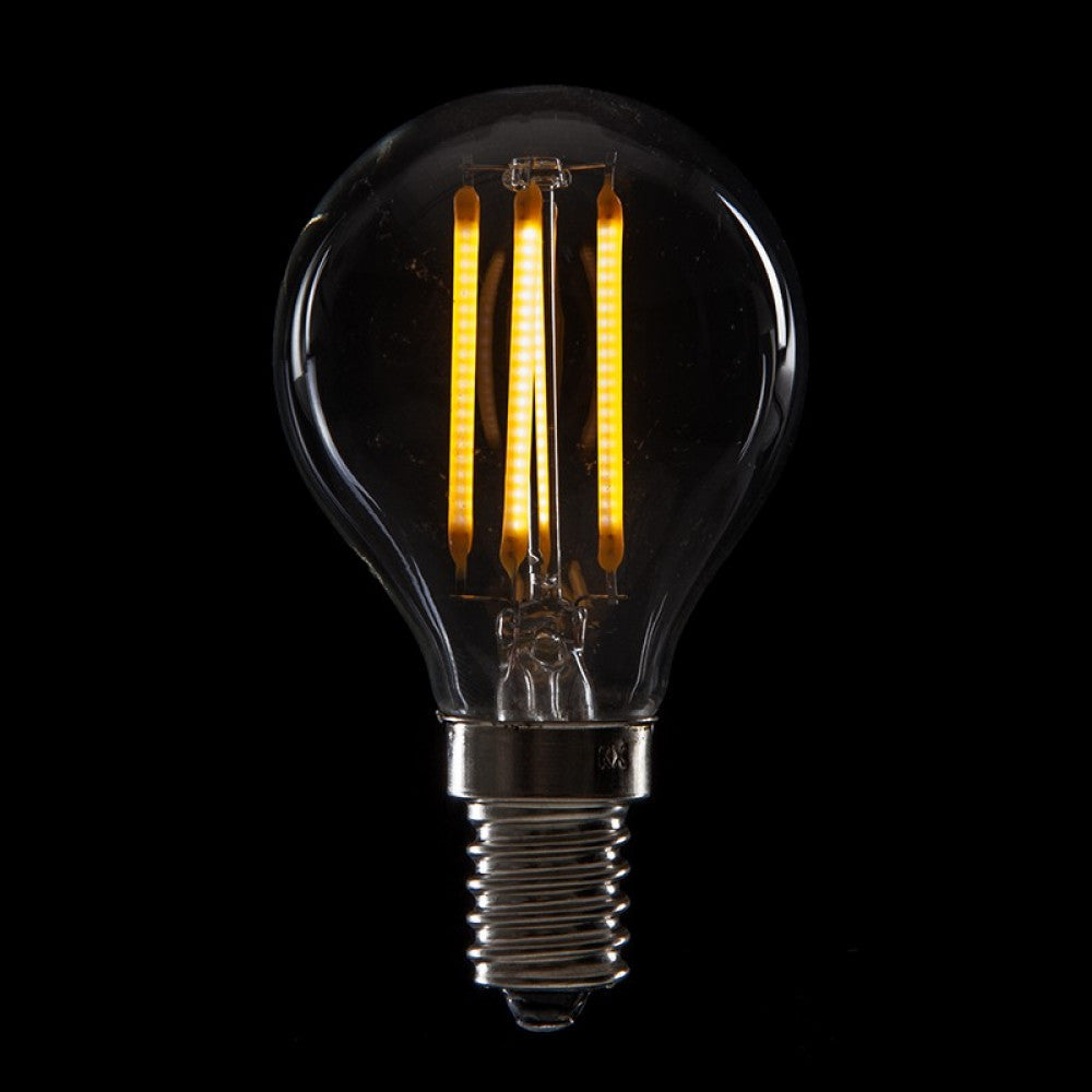 Bombilla LED E14 4W 288Lm 2000ºK Filamento G45 — Vetonek