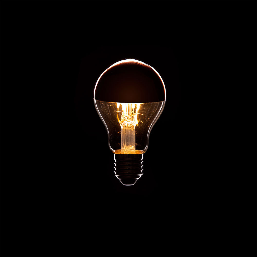 Bombilla LED E27 4W 273Lm 2000ºK Filamento A6 Reflector Cobre — Vetonek (2)