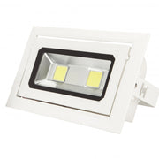 Foco Downlight LED 40W 3.600Lm 6000ºK Rectangular Basculante — Vetonek
